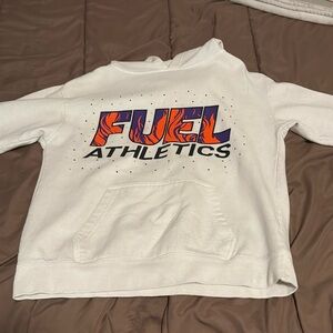 kids hoodie, white, large